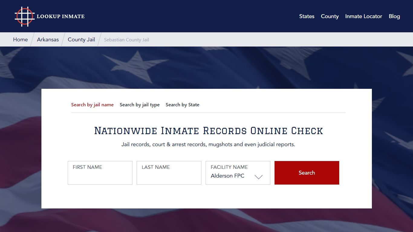 Sebastian County Jail in Arkansas - Lookup Inmate